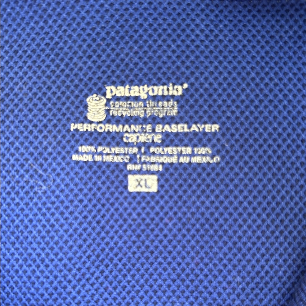 Patagonia Kids' Capilene® Midweight Zip-Neck XL 14 - Picture 2 of 9